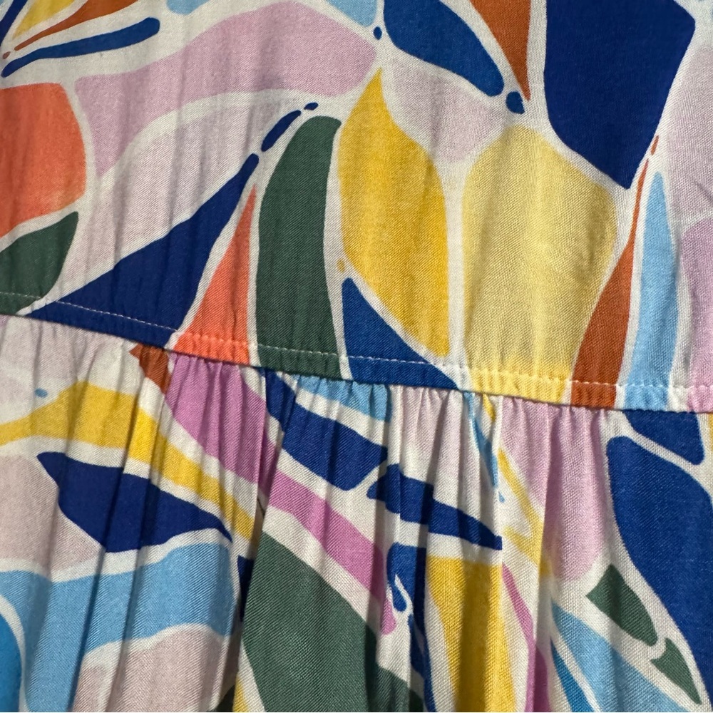Colorful Sleeveless Sun Dress Size XXXL 22 - Picture 5 of 10